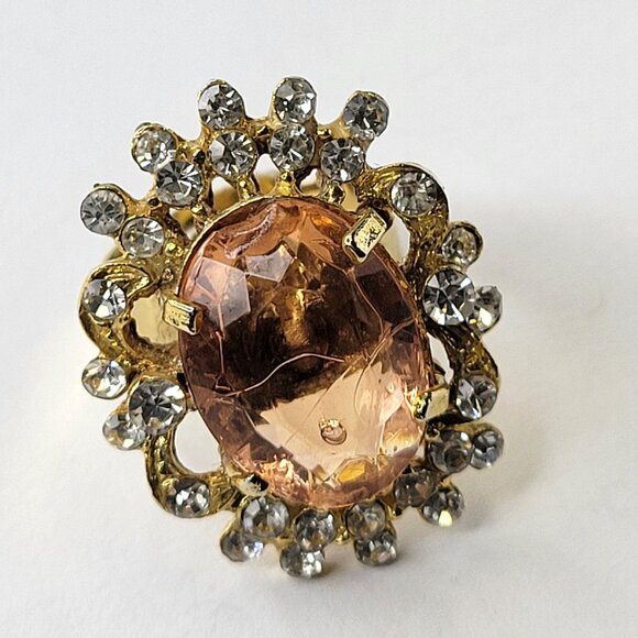 Crystal Fashion Adjustable Ring - Picture 3 of 8